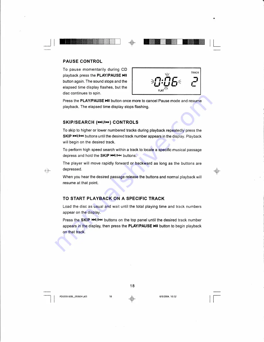 Emerson PD6559BL Owner'S Manual Download Page 19