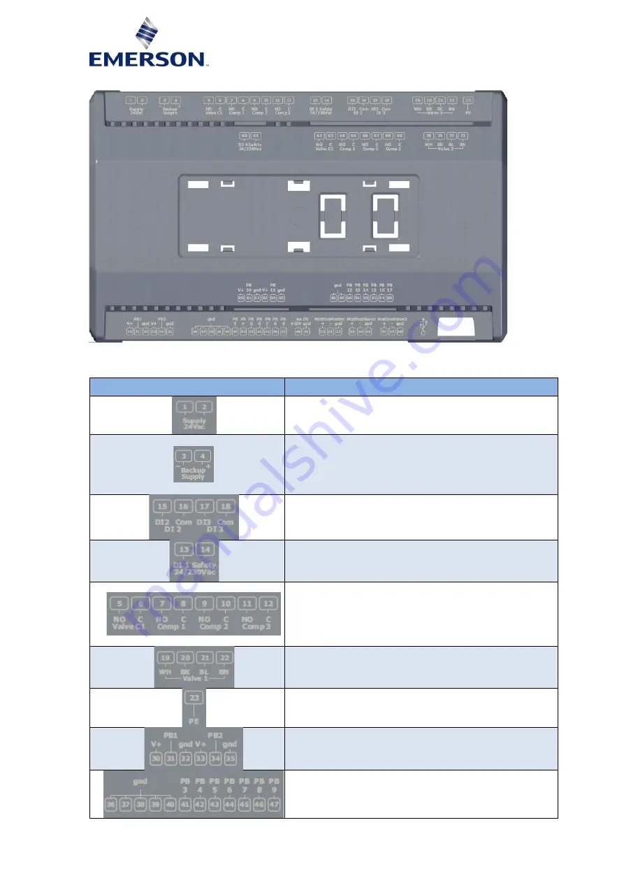 Emerson PeC C100 Hardware Implementation Manuallines Download Page 13