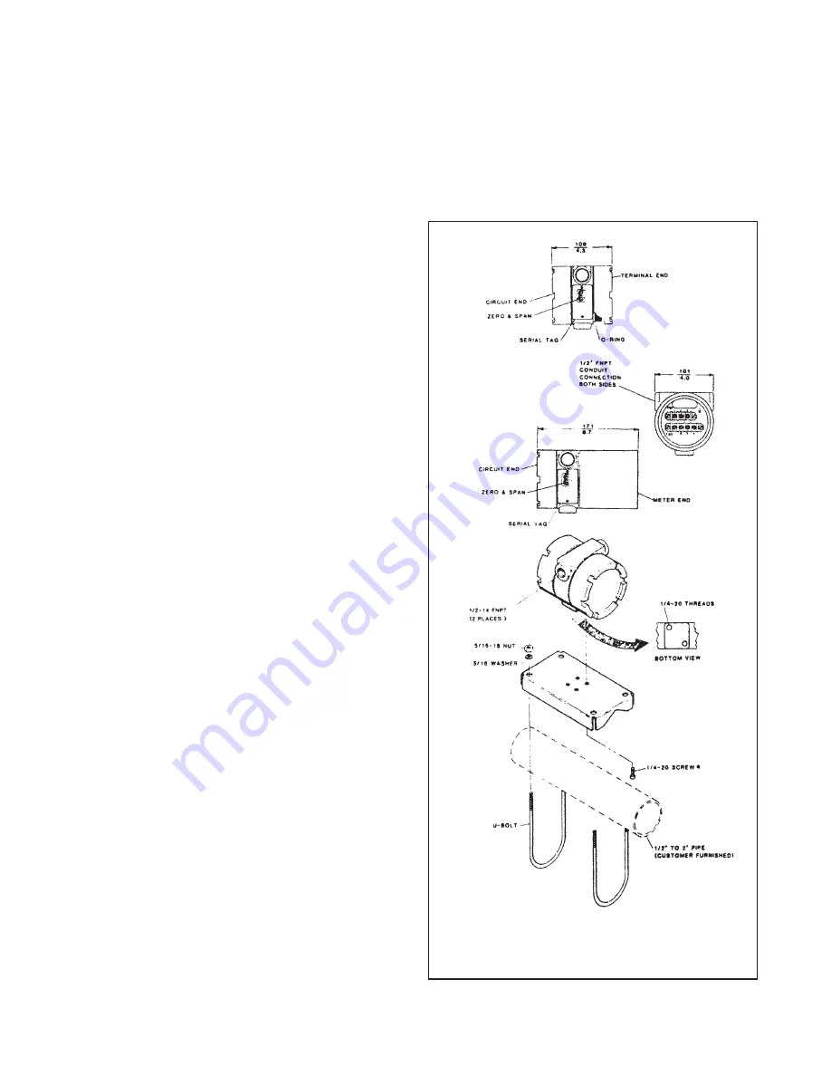 Emerson Rosemount 1181ORP TRANSMITTER Instruction Manual Download Page 11