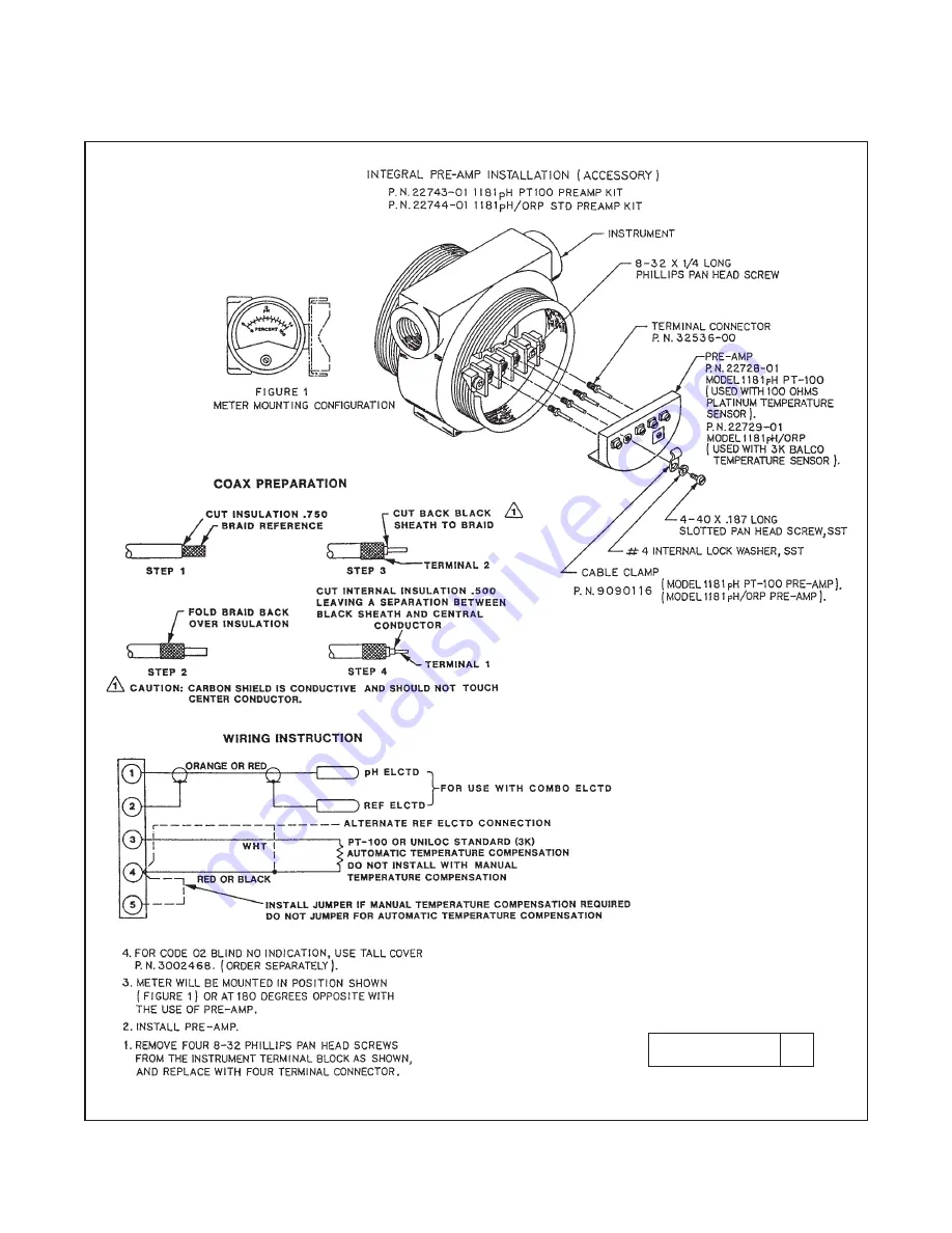 Emerson Rosemount 1181ORP TRANSMITTER Скачать руководство пользователя страница 14