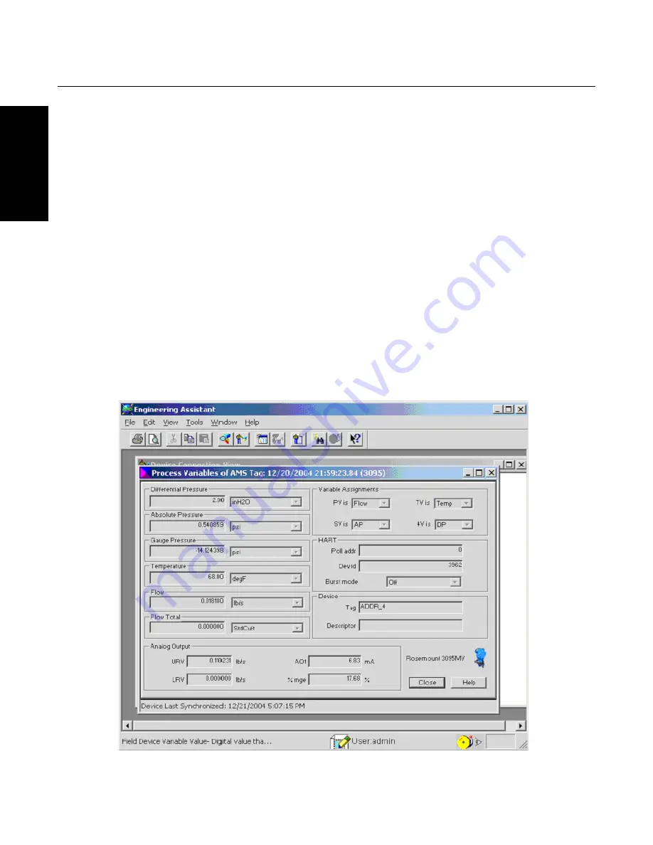 Emerson Rosemount 3095 Reference Manual Download Page 40