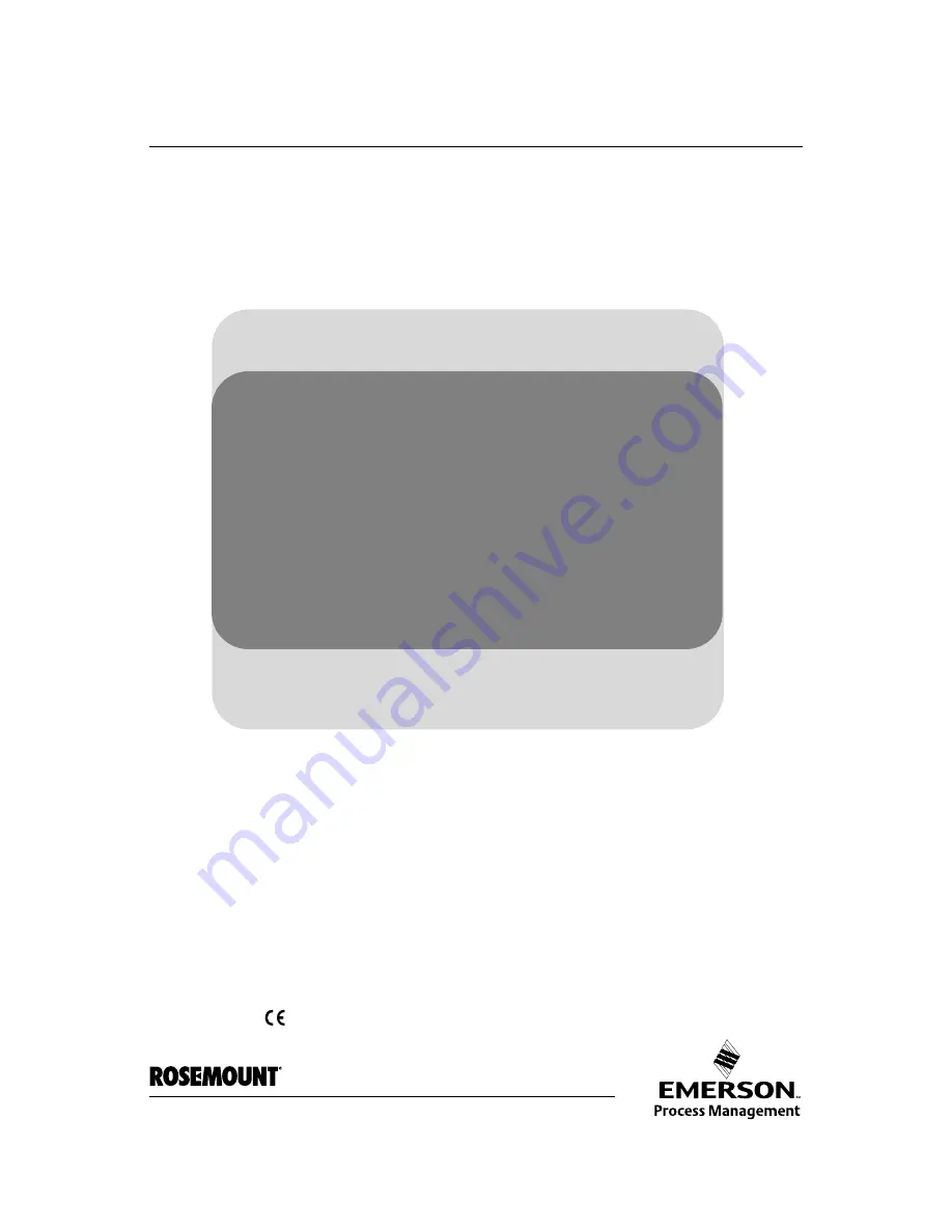 Emerson Rosemount 3095FB MultiVariable MODBUS Скачать руководство пользователя страница 1