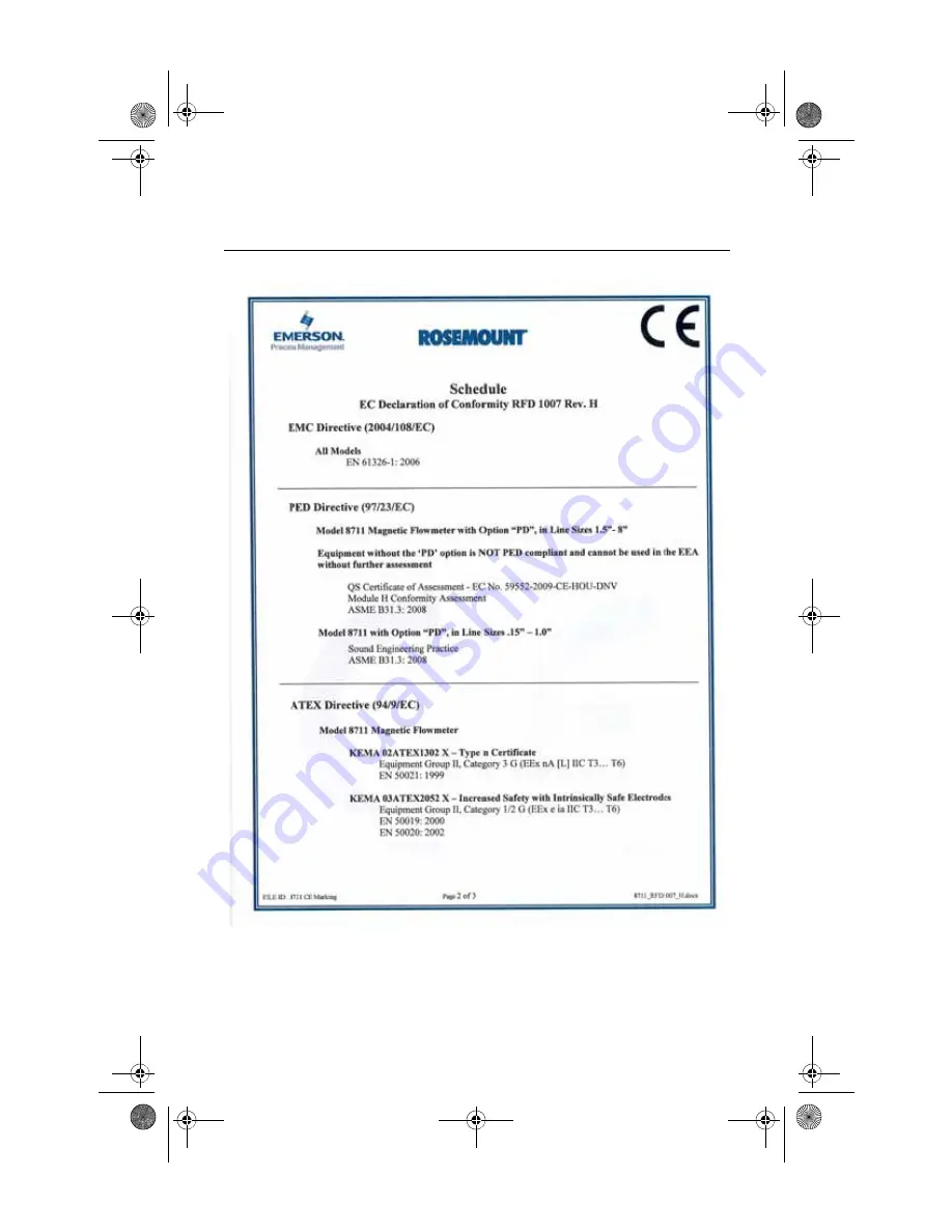 Emerson Rosemount 8700 Series Quick Installation Manual Download Page 39