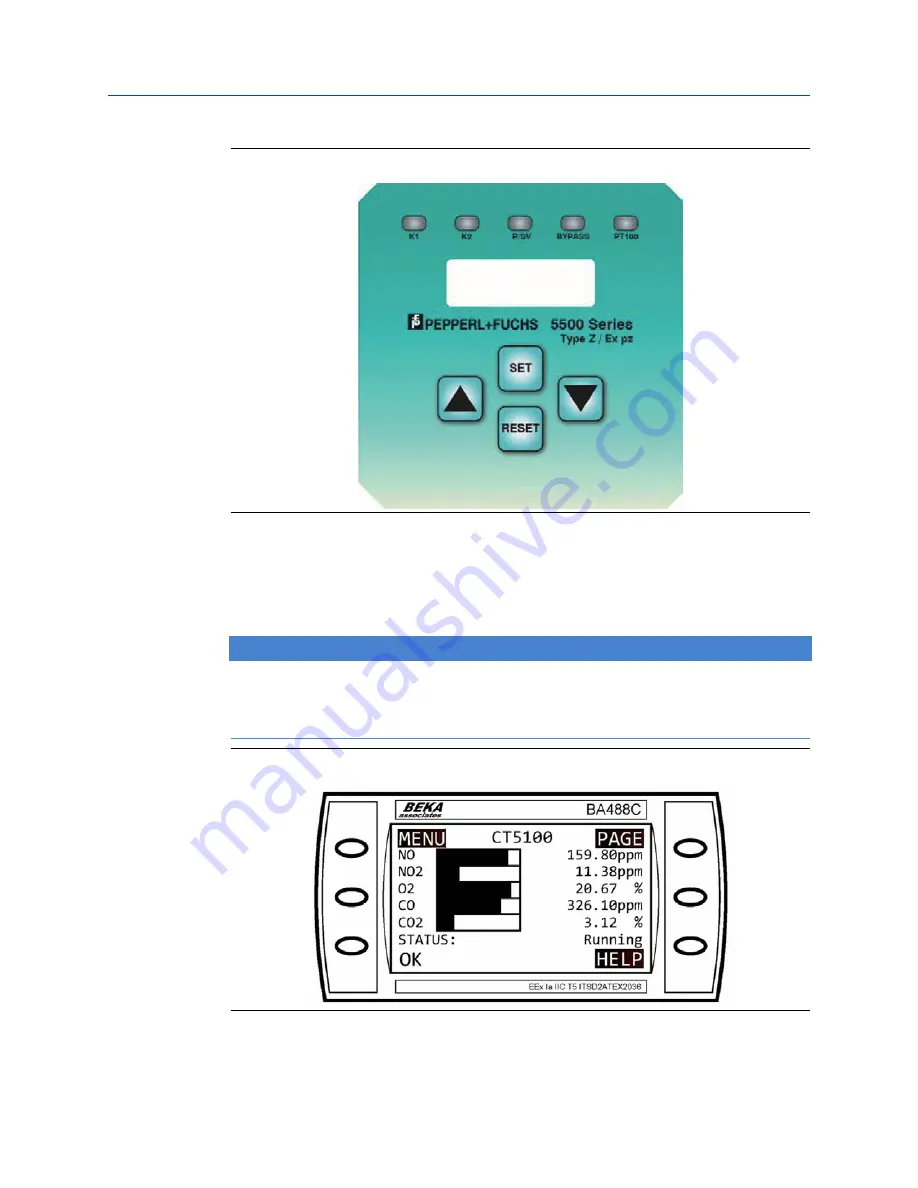 Emerson Rosemount CT5100 Ex Quick Start Manual Download Page 54