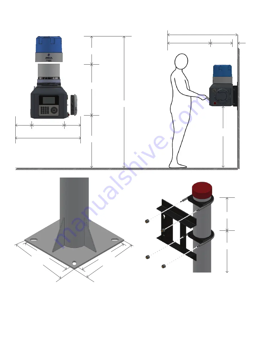 Emerson ROSEMOUNT370XA Quick Start Manual Download Page 4