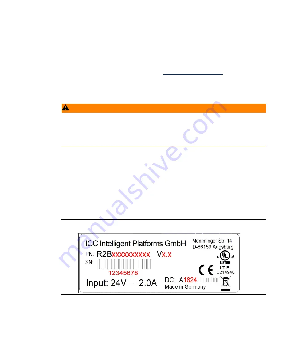 Emerson RXi2-BP Hardware Reference Manual Download Page 41