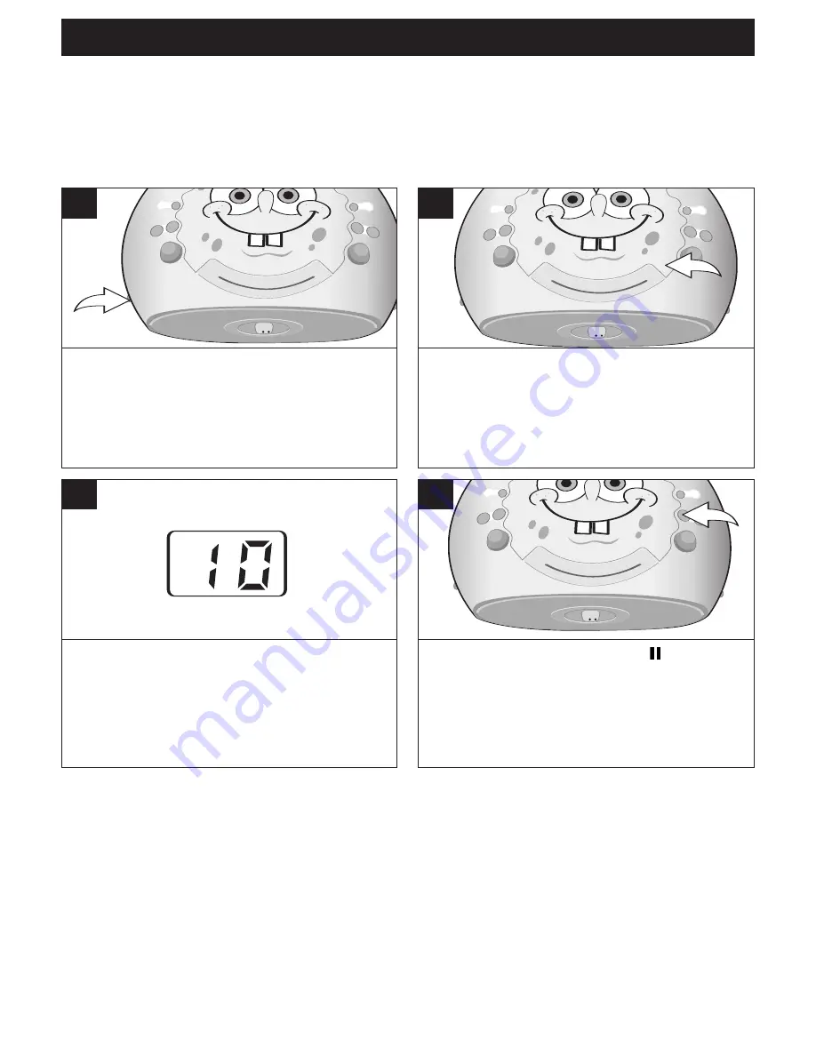 Emerson SpongeBob Squarepants SB225 Owner'S Manual Download Page 9