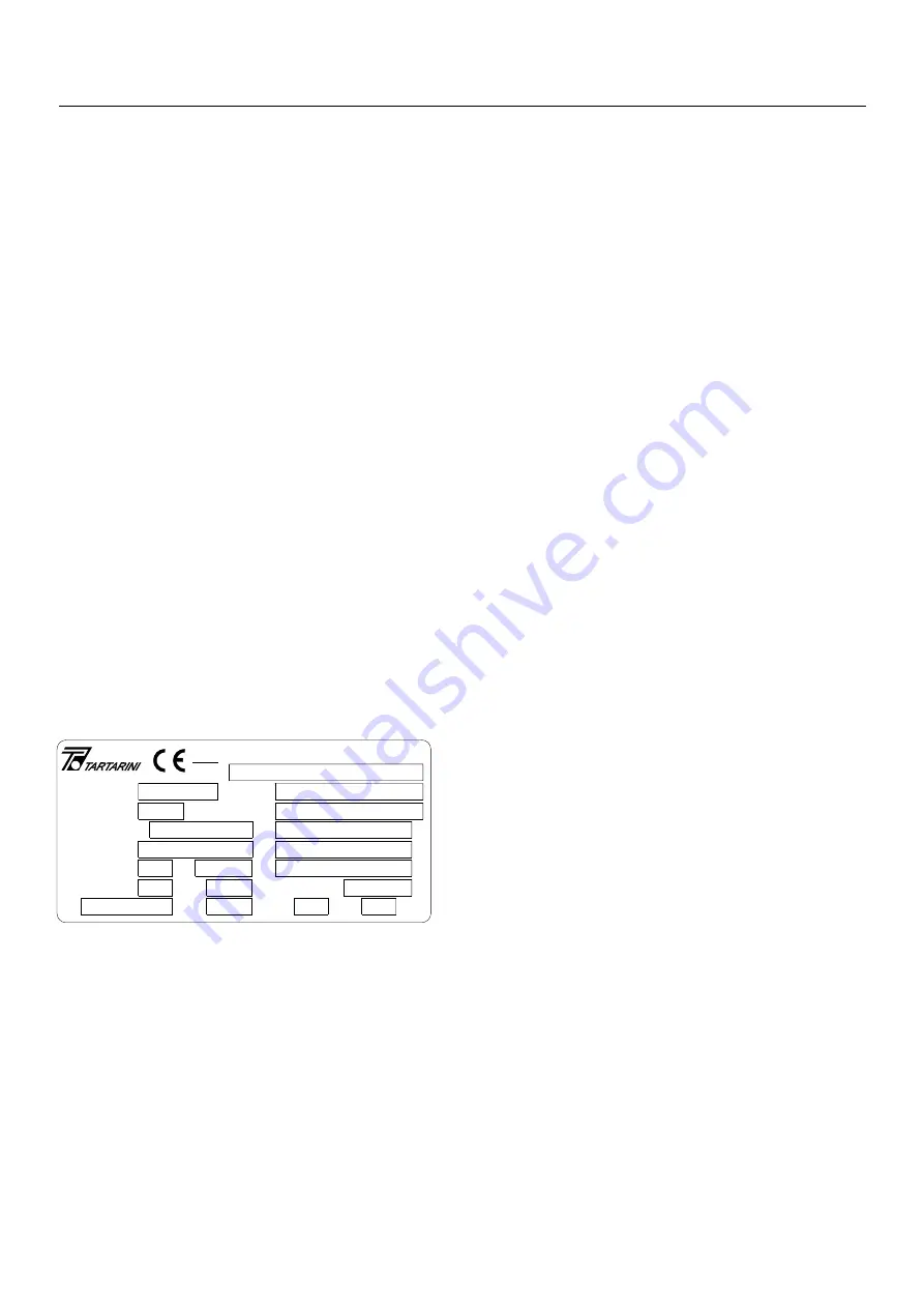 Emerson TARTARINI BFL Instruction Manual Download Page 3