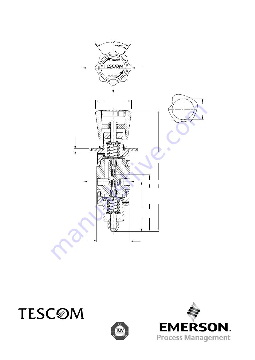 Emerson Tescom 44-3400 Series Instructions For Use Manual Download Page 6