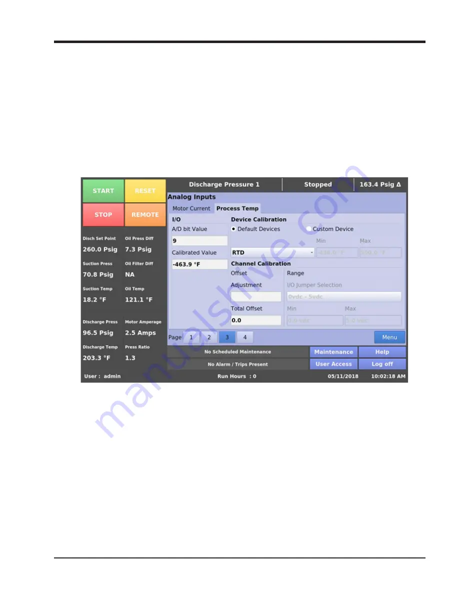 Emerson Vilter MicroVission Operation And Service Manual Download Page 63