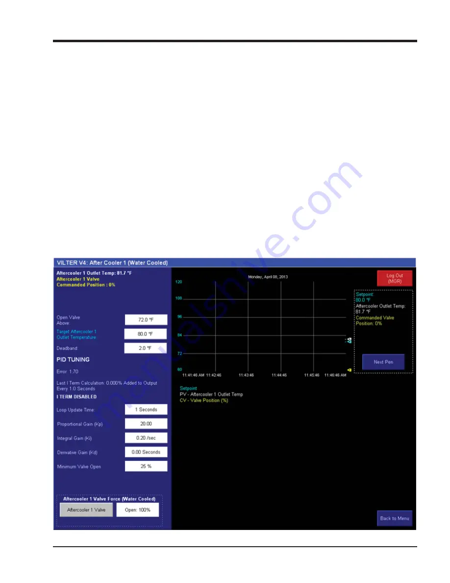 Emerson Vilter PLC Operation Manual Download Page 59