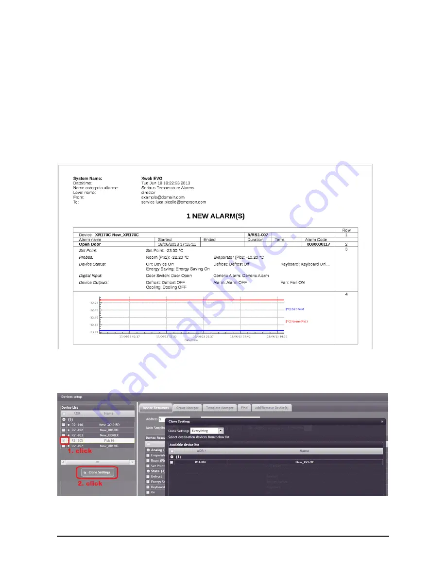 Emerson XWEB3000 EVO Operating Manual Download Page 21