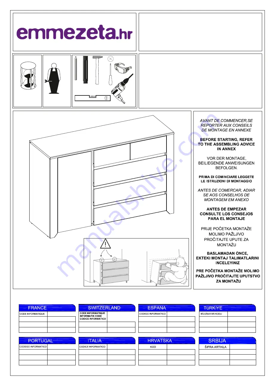 Emmezeta 101998 Assembling Instructions Download Page 1