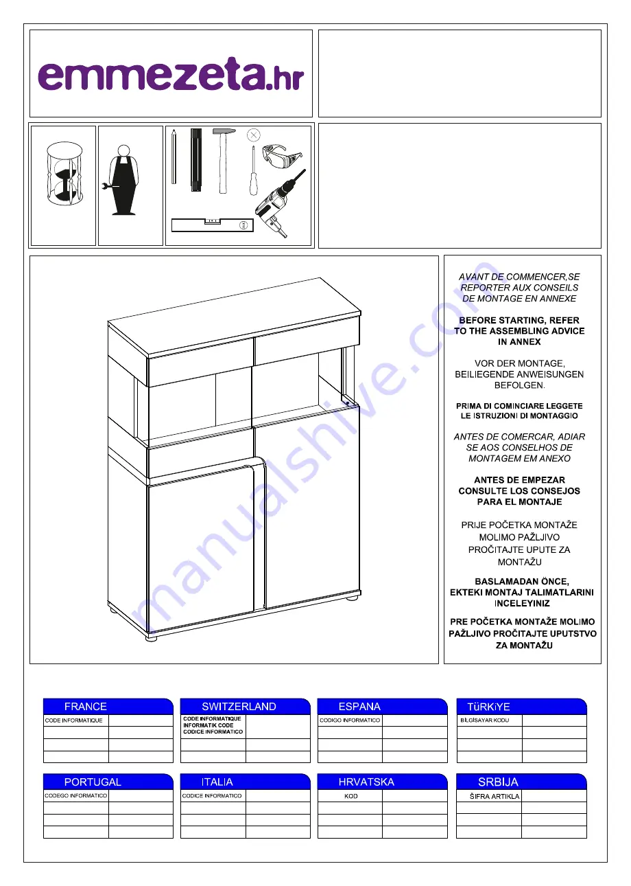 Emmezeta 102022 Assembling Instructions Download Page 1