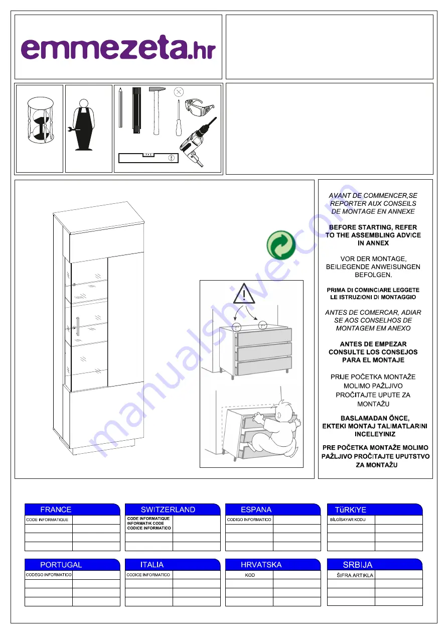 Emmezeta 634995 Assembling Instructions Download Page 1