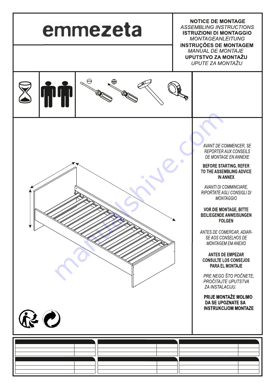 Emmezeta ALA Assembling Instructions Download Page 1