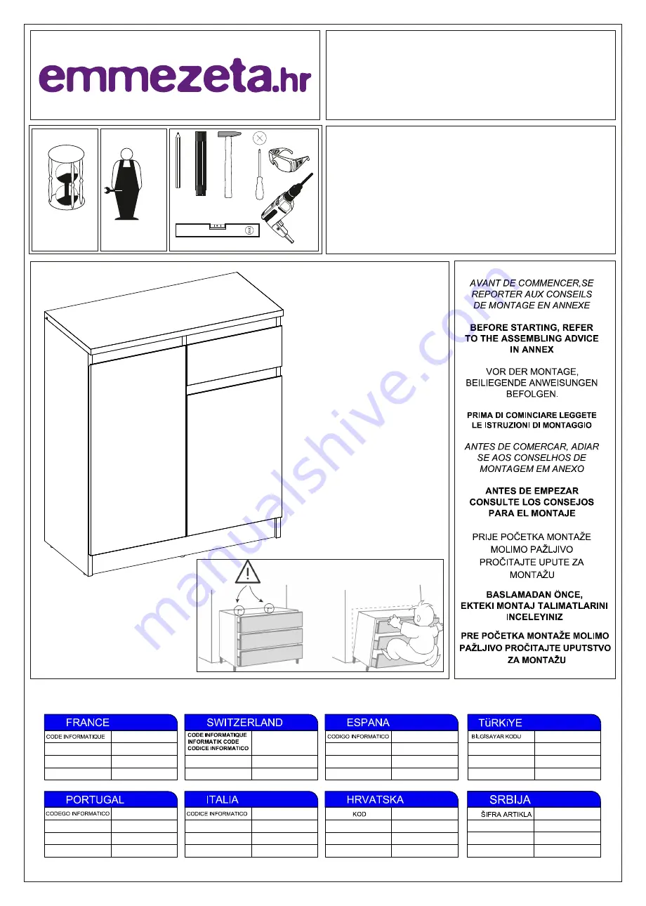 Emmezeta ARMADIO A1 Assembling Instructions Download Page 1