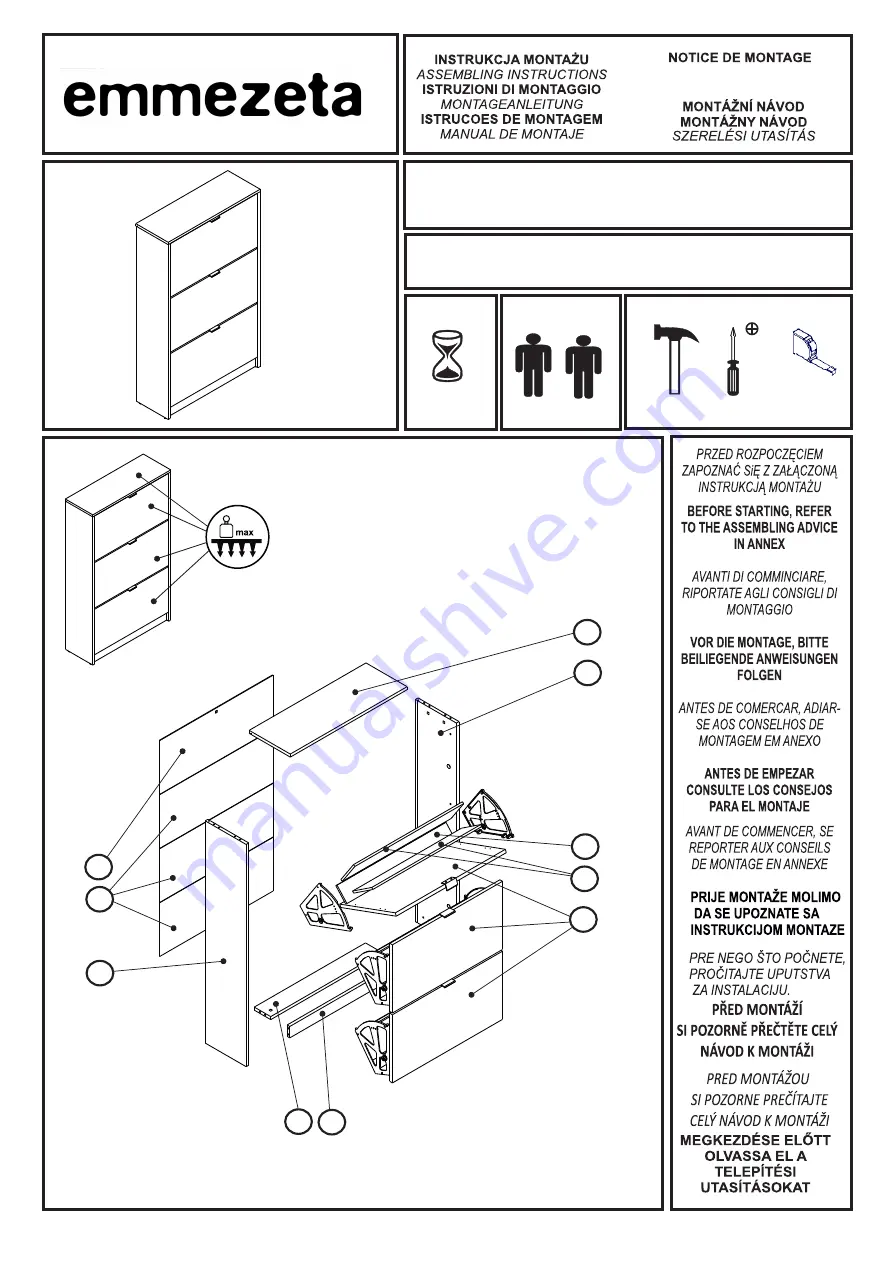 Emmezeta CASPER 3 Assembling Instructions Download Page 1