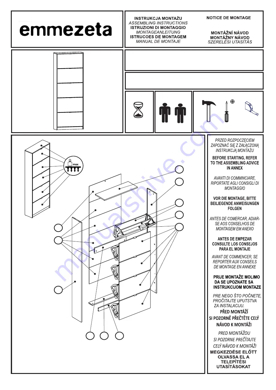 Emmezeta CASPER 5 Assembling Instructions Download Page 1