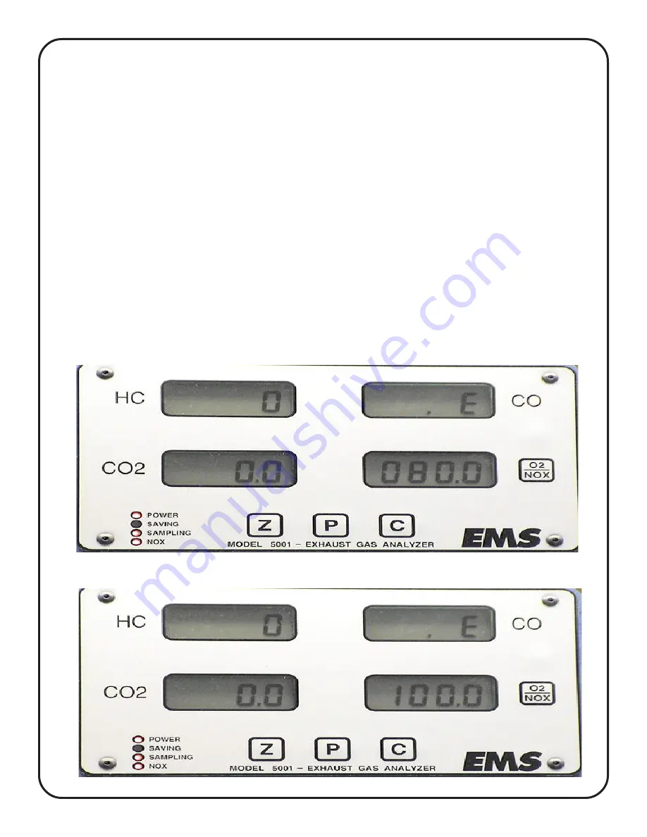 EMS 5001 Operator'S Manual Download Page 10