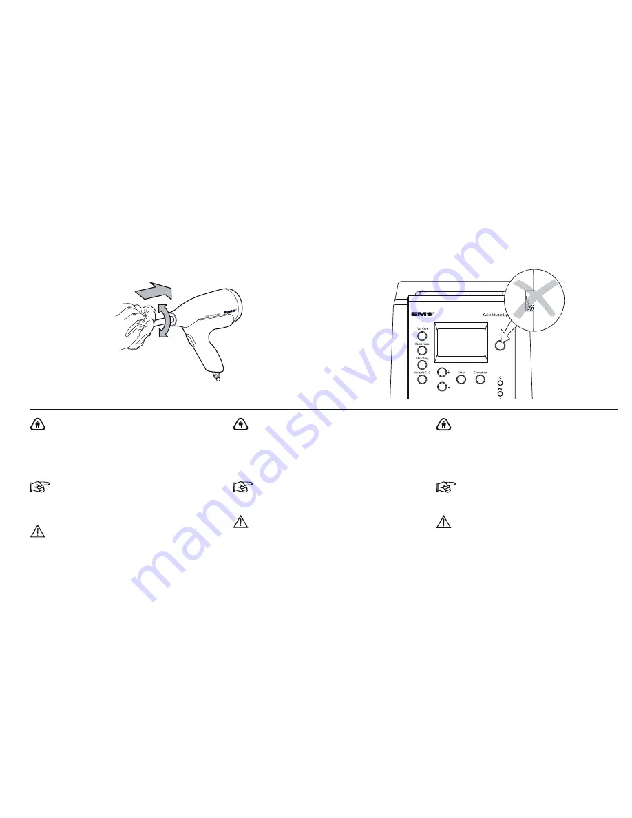 EMS Swiss Master Light Operation Instructions Manual Download Page 31