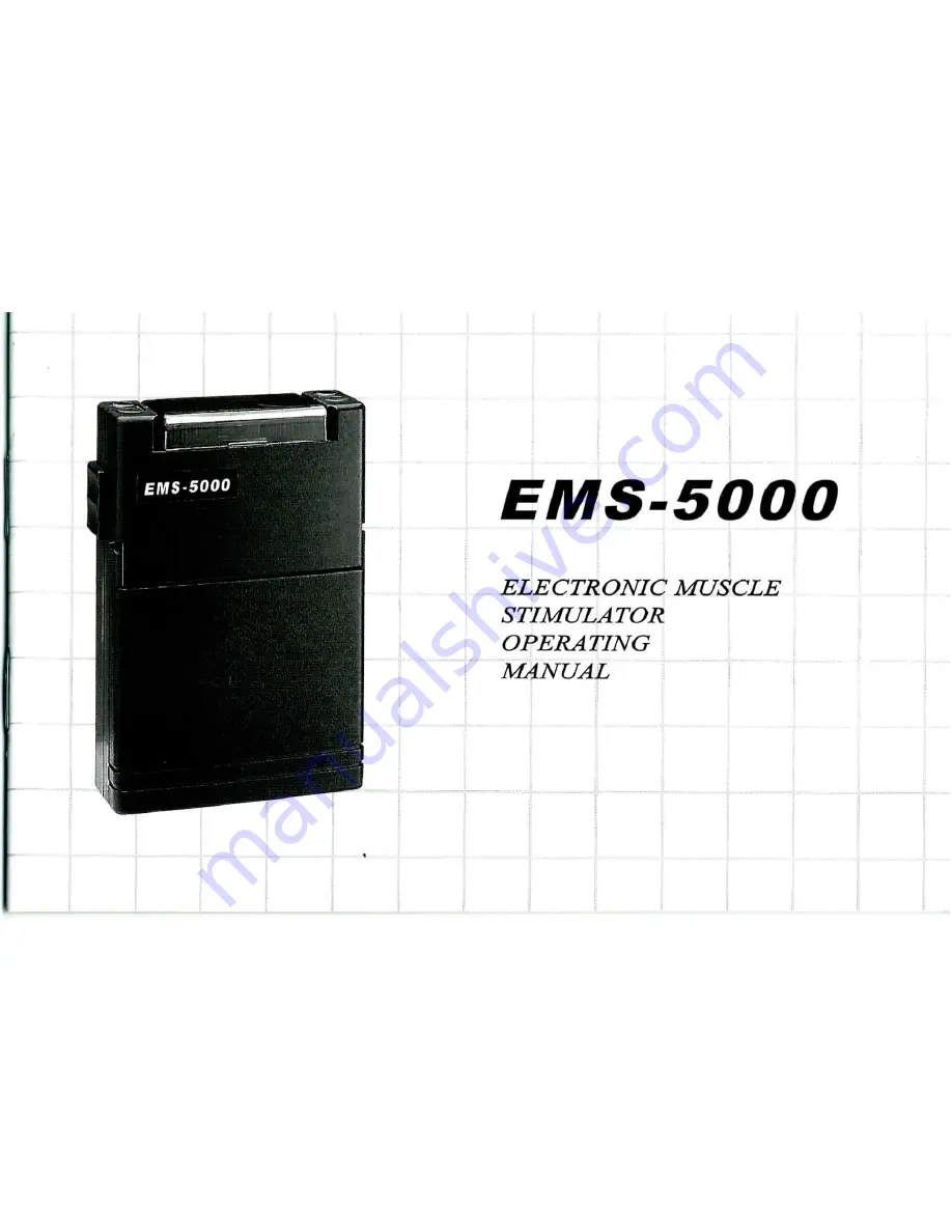 EMSI EMS-5000 Operating Manual Download Page 1