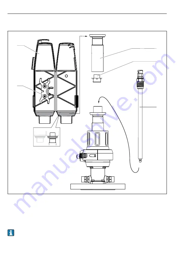 Endress+Hauser Cleanfit CPA871 Operating Instructions Manual Download Page 38