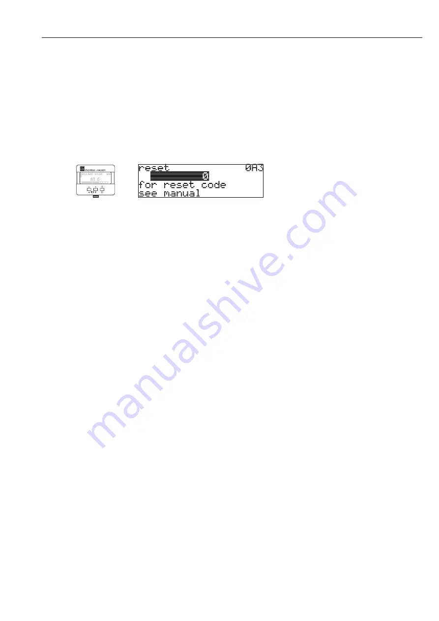 Endress+Hauser FMU 40 Description Of Instrument Functions Download Page 61