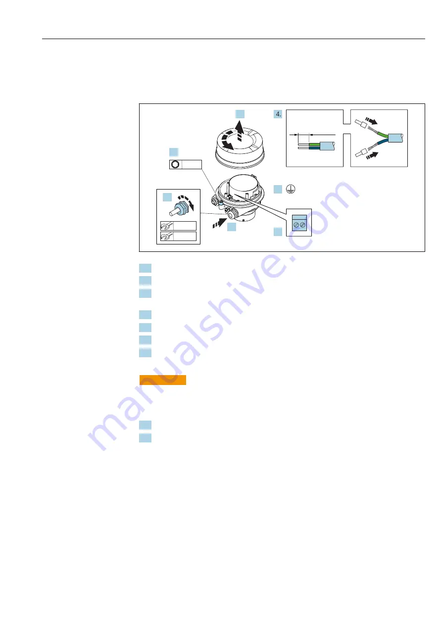 Endress+Hauser Hart Proline Promag P 500 Operating Instructions Manual Download Page 51