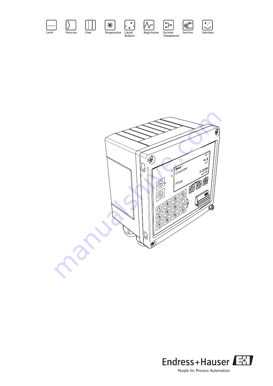 Endress+Hauser RA33 Скачать руководство пользователя страница 1