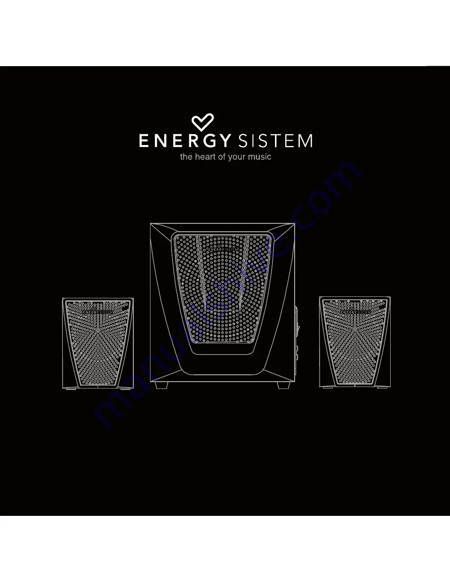 ENERGY SISTEM Energy MP3 Sound System 550Bluetooth Скачать руководство пользователя страница 1