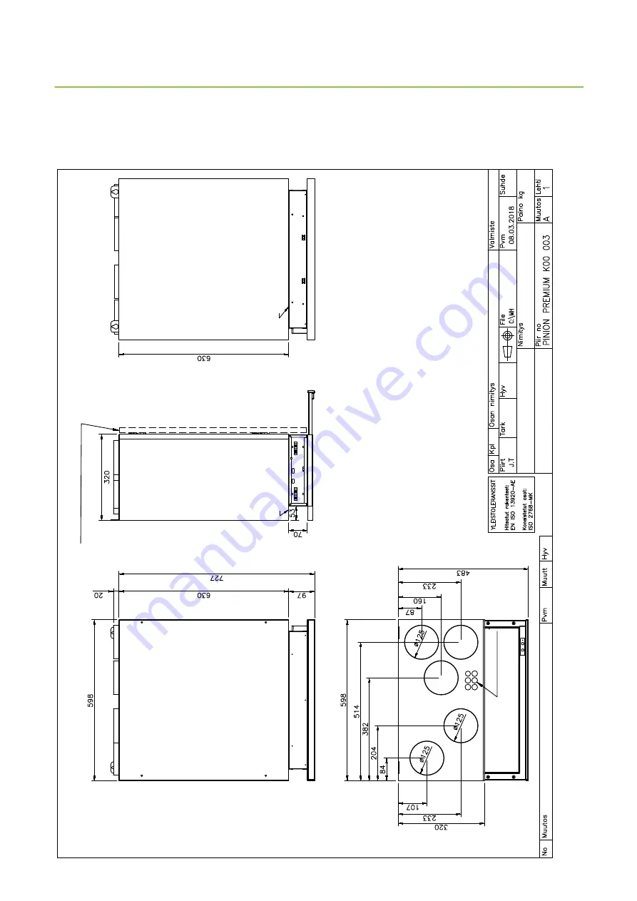 enervent K240130201 Installation And User Instructions Manual Download Page 60