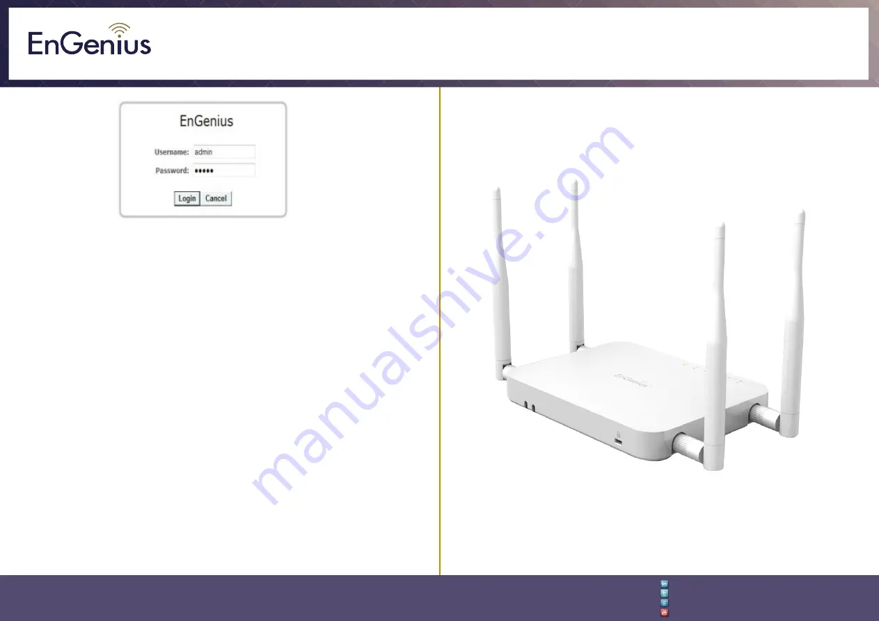 EnGenius ECB1200 Quick Installation Manual Download Page 2