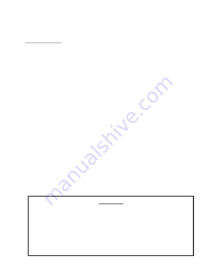 England's Stove Works 15-W03 Installation & Operation Manual Download Page 7