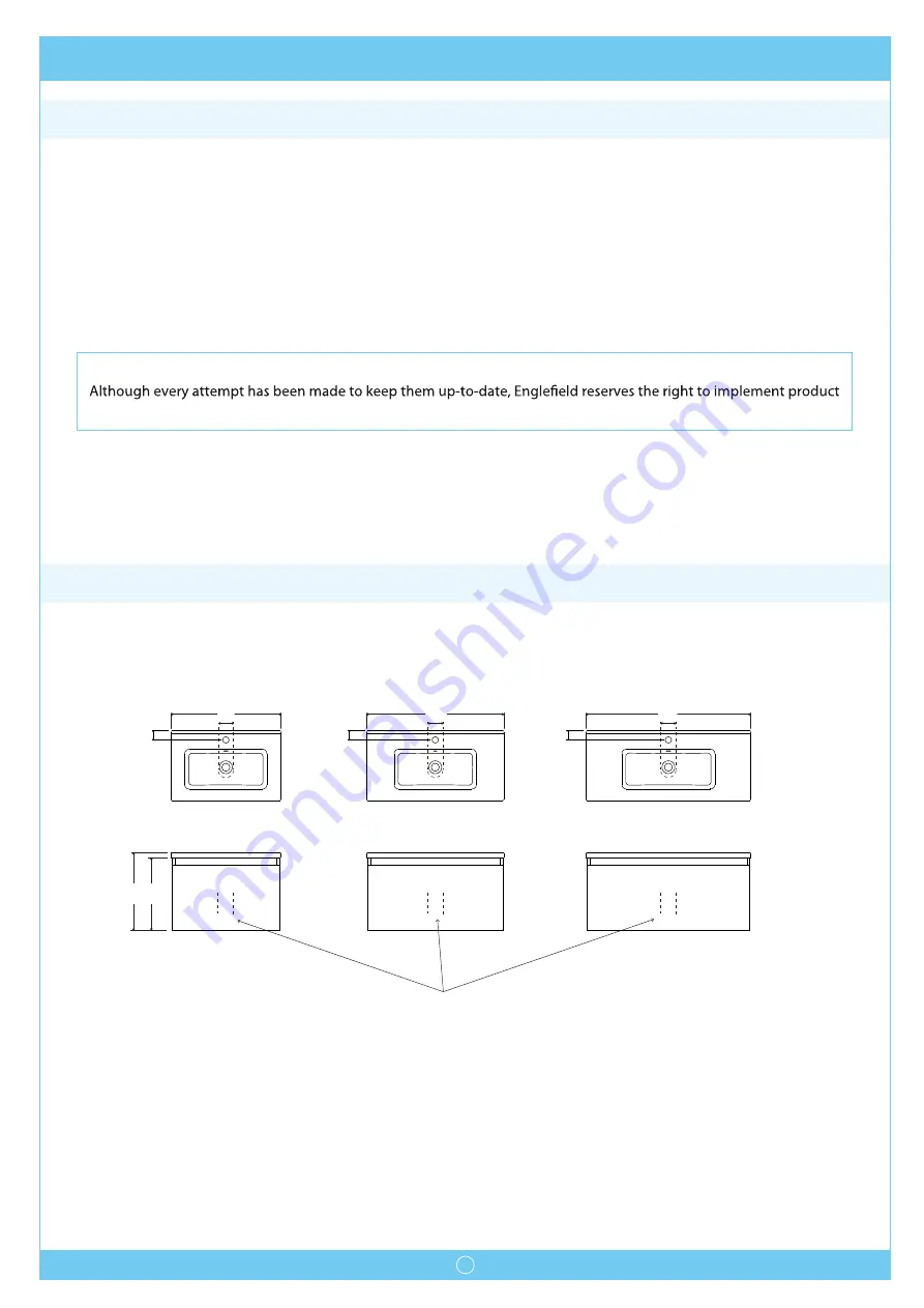 Englefield VALENCIA Slim Vanity Installation Instructions Download Page 2