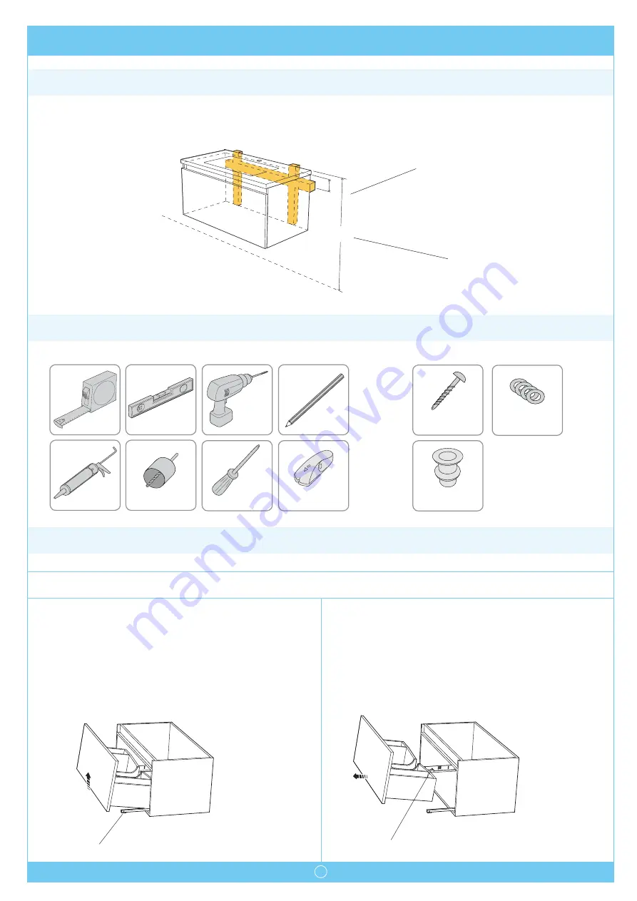 Englefield VALENCIA Slim Vanity Installation Instructions Download Page 3