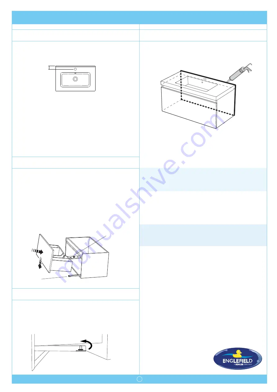 Englefield VALENCIA Slim Vanity Installation Instructions Download Page 5