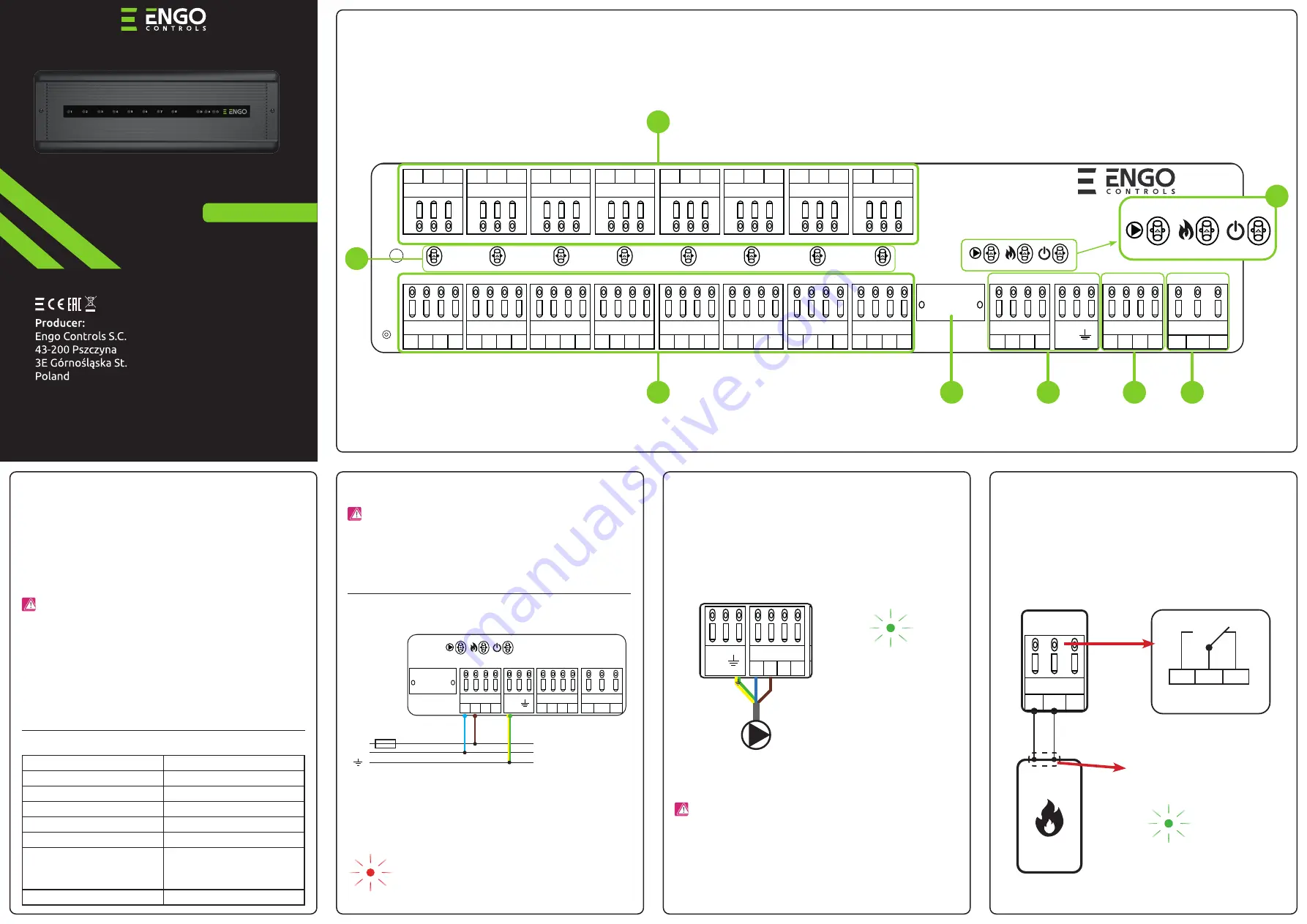 ENGO CONTROLS ECB08M230 Quick Manual Download Page 1