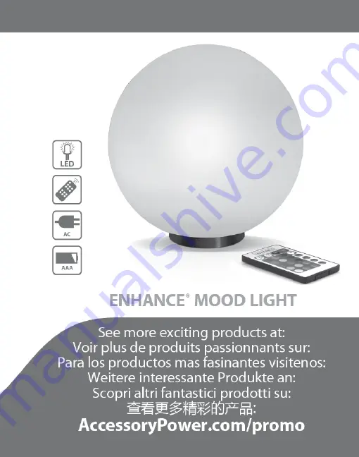 ENHANCE MoodBright FLH User Manual Download Page 3