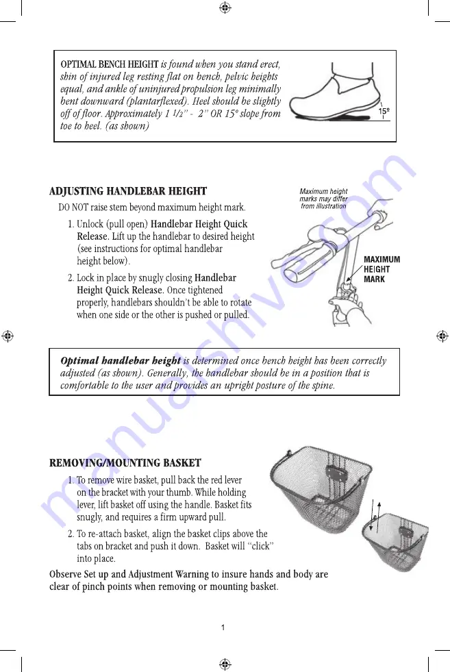 Enhanced Mobility Systems RollerAid FFOTS Safety Instructions & Operator'S Manual Download Page 15