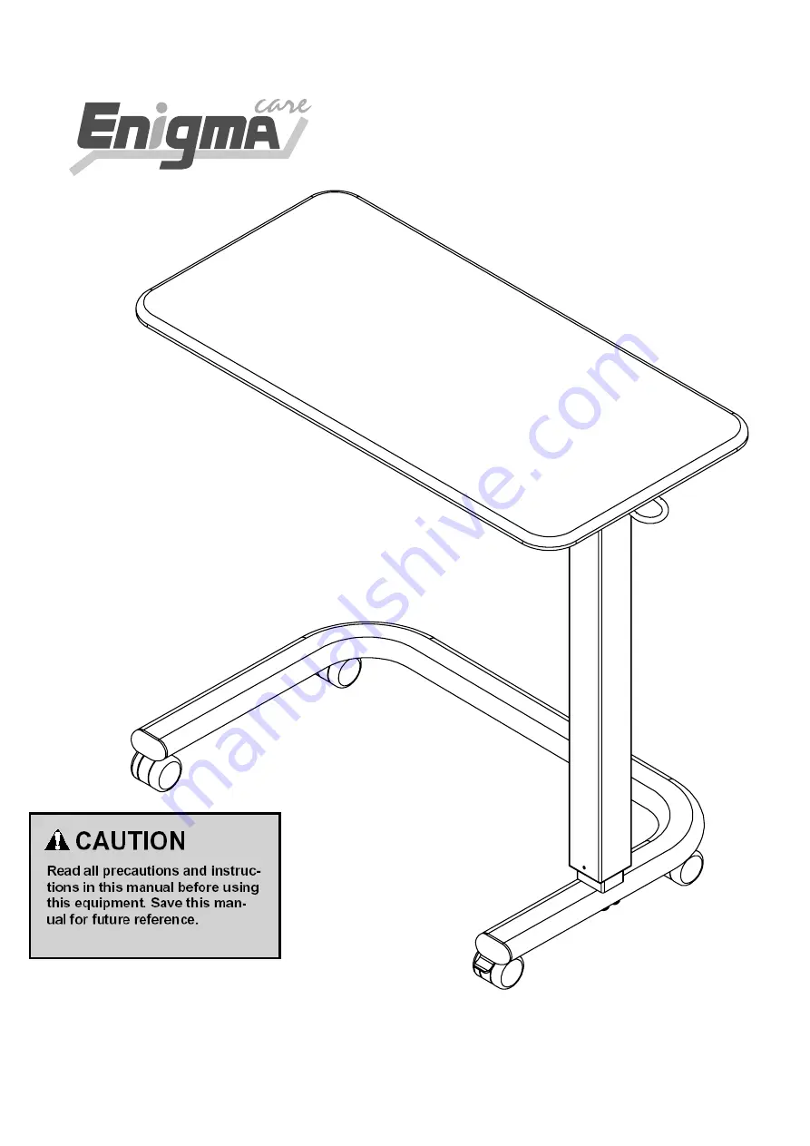 Enigma Care ENT-1001C User Manual Download Page 1