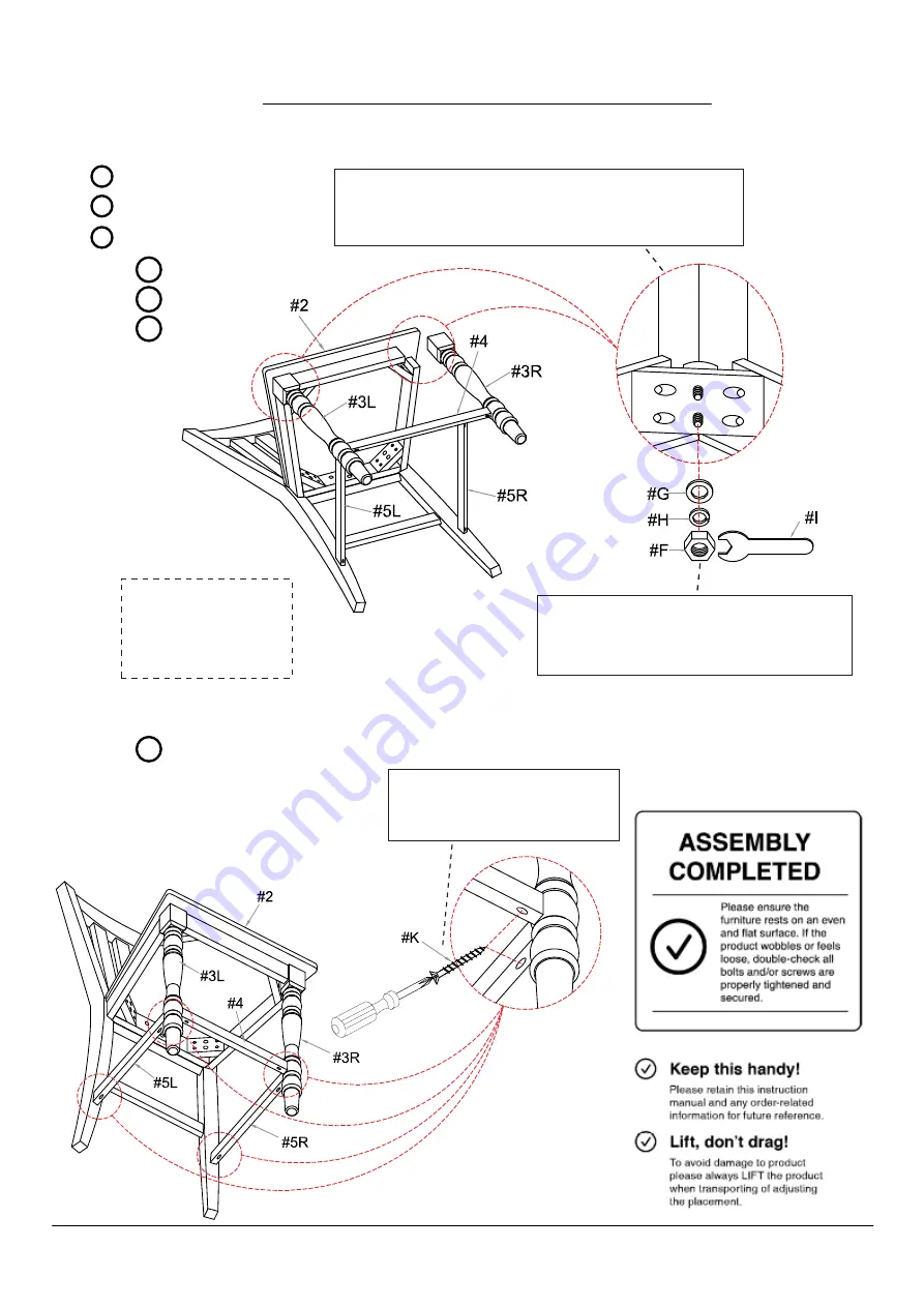 Enitial Lab CM3216PC-2PK Assembly Instructions Manual Download Page 8