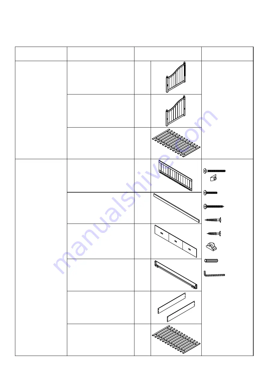 Enitial Lab Furniture of America CM1928 Assembly Instructions Manual Download Page 7