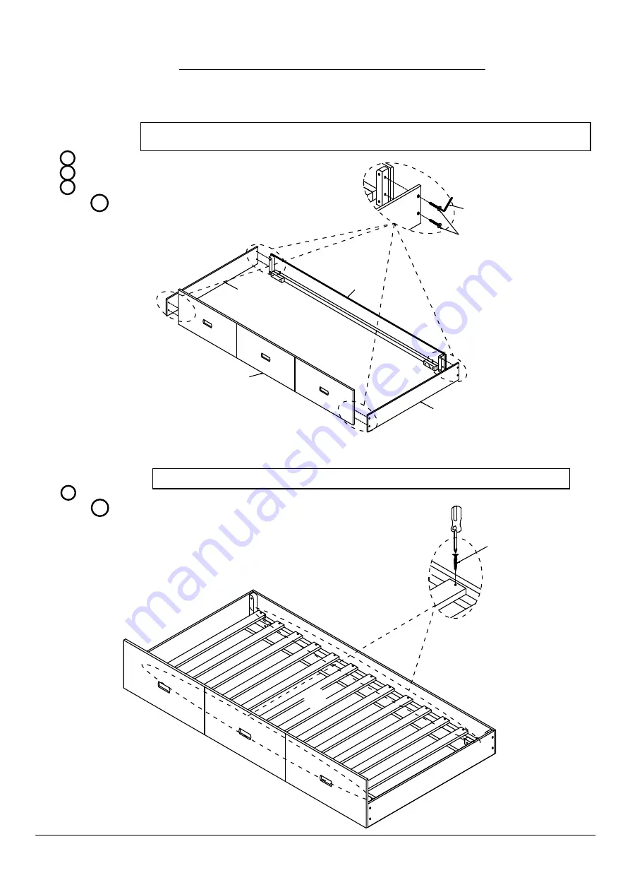 Enitial Lab Furniture of America CM1928 Assembly Instructions Manual Download Page 10