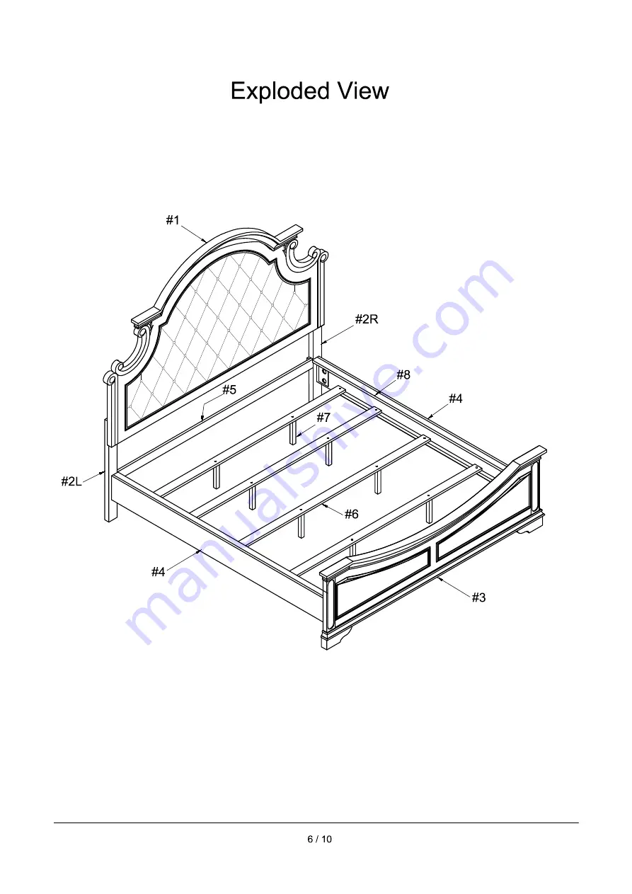 Enitial Lab Furniture of America CM7561CK Скачать руководство пользователя страница 6