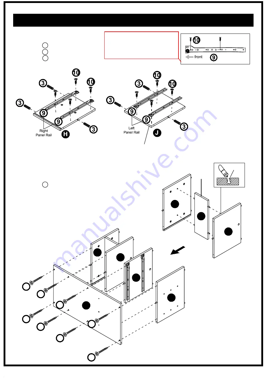 Enitial Lab Furniture of America HFW-1871C4 Скачать руководство пользователя страница 10