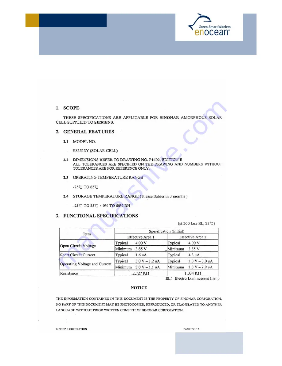 EnOcean STM110C Скачать руководство пользователя страница 40