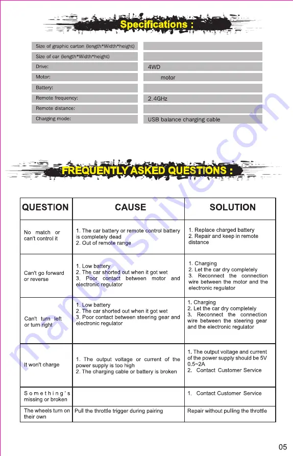 ENOZE 8600E Product Manual Download Page 6