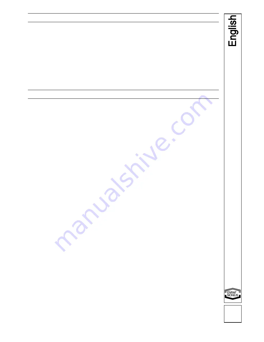 Enraf Nonius Crosswalker Operating Instructions Manual Download Page 29