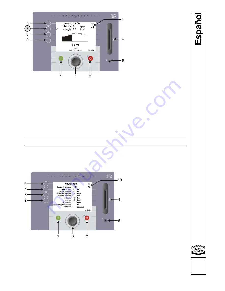 Enraf Nonius Crosswalker Operating Instructions Manual Download Page 97